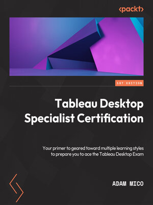 cover image of Tableau Desktop Specialist Certification
